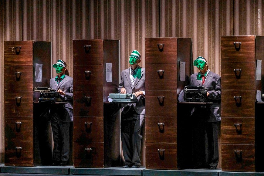 Scénographie Les Producteurs, photo Yves Burdet